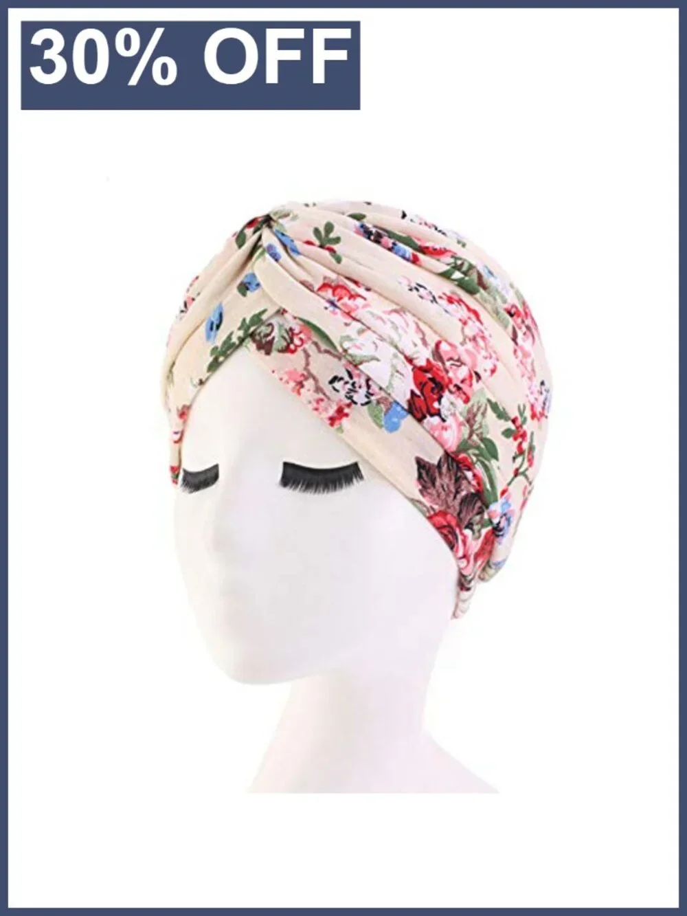 Women's Cotton Turban Head Wrap Chemo Beanie Cap Bonnet Hair Loss Hat